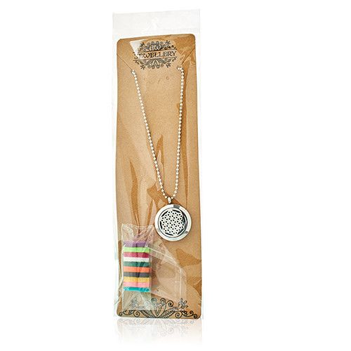 Locket Necklace Stainless Steel Aromatherapy Diffuser Dragonfly