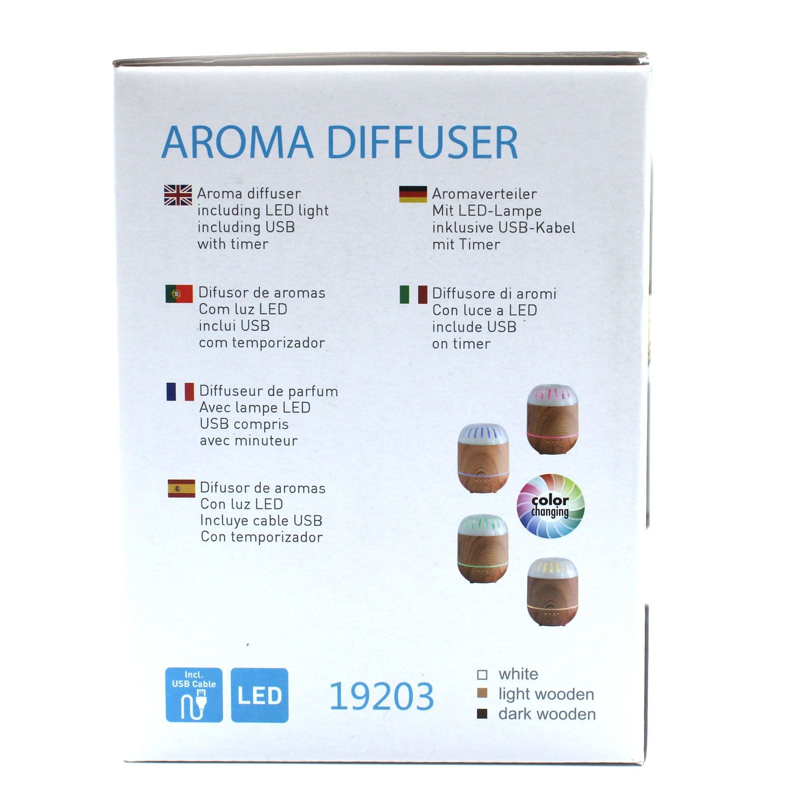 Palermo Atomiser - USB - Colour Change - Timer - SpaceEnlightenment