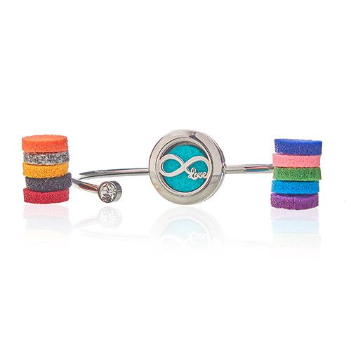 Locket Bangle Crystal Aromatherapy Diffuser Infinite Love