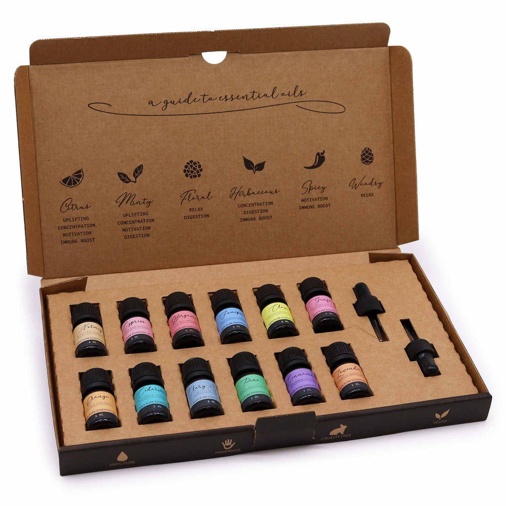 Aromatherapy 12 Essential Oils Gift Set