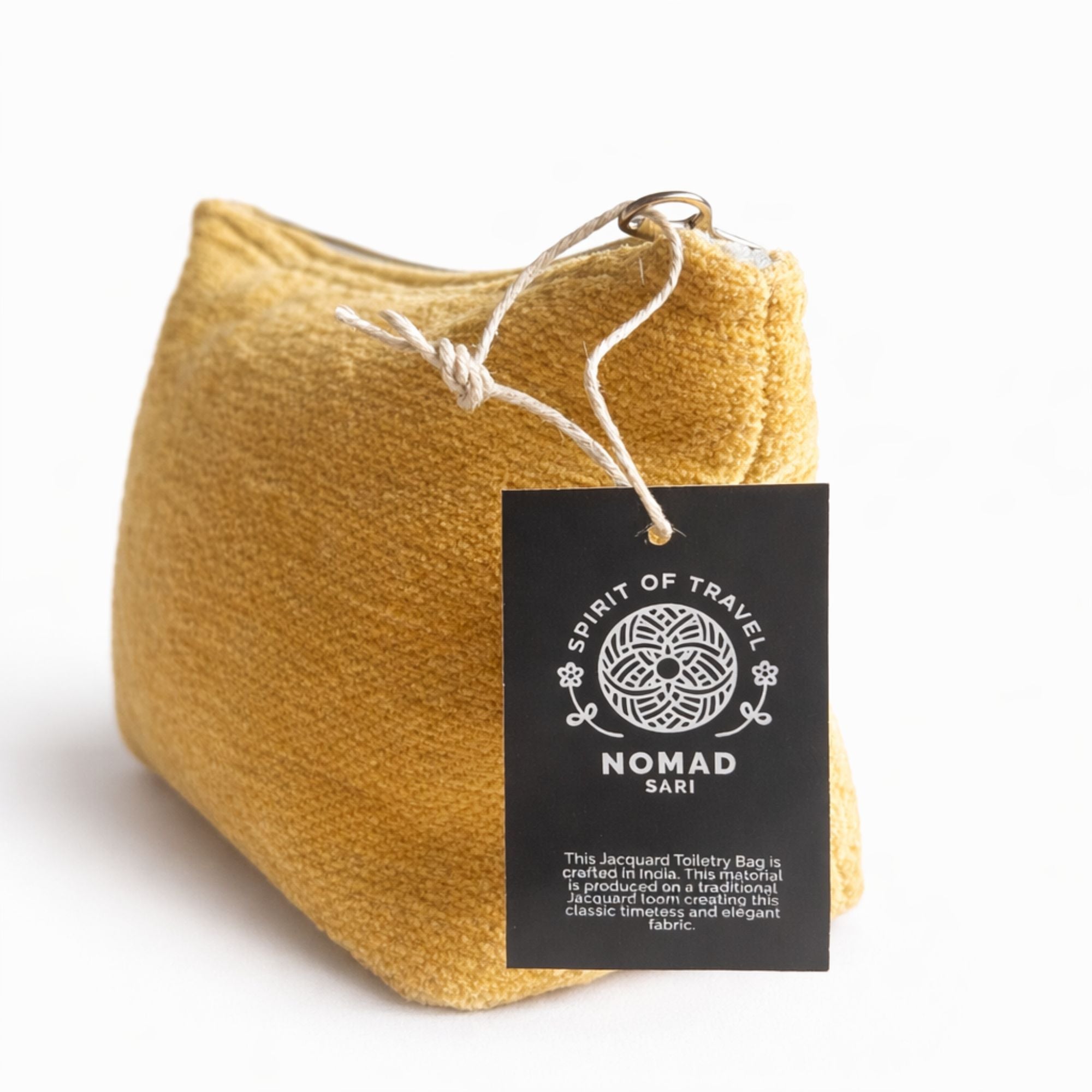 Jacquard Handmade Toiletry Bag Marigold Loom