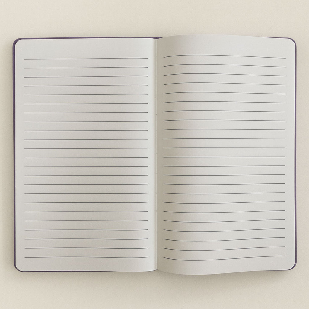 Lavender Velvet Notebook - Believe Yourself