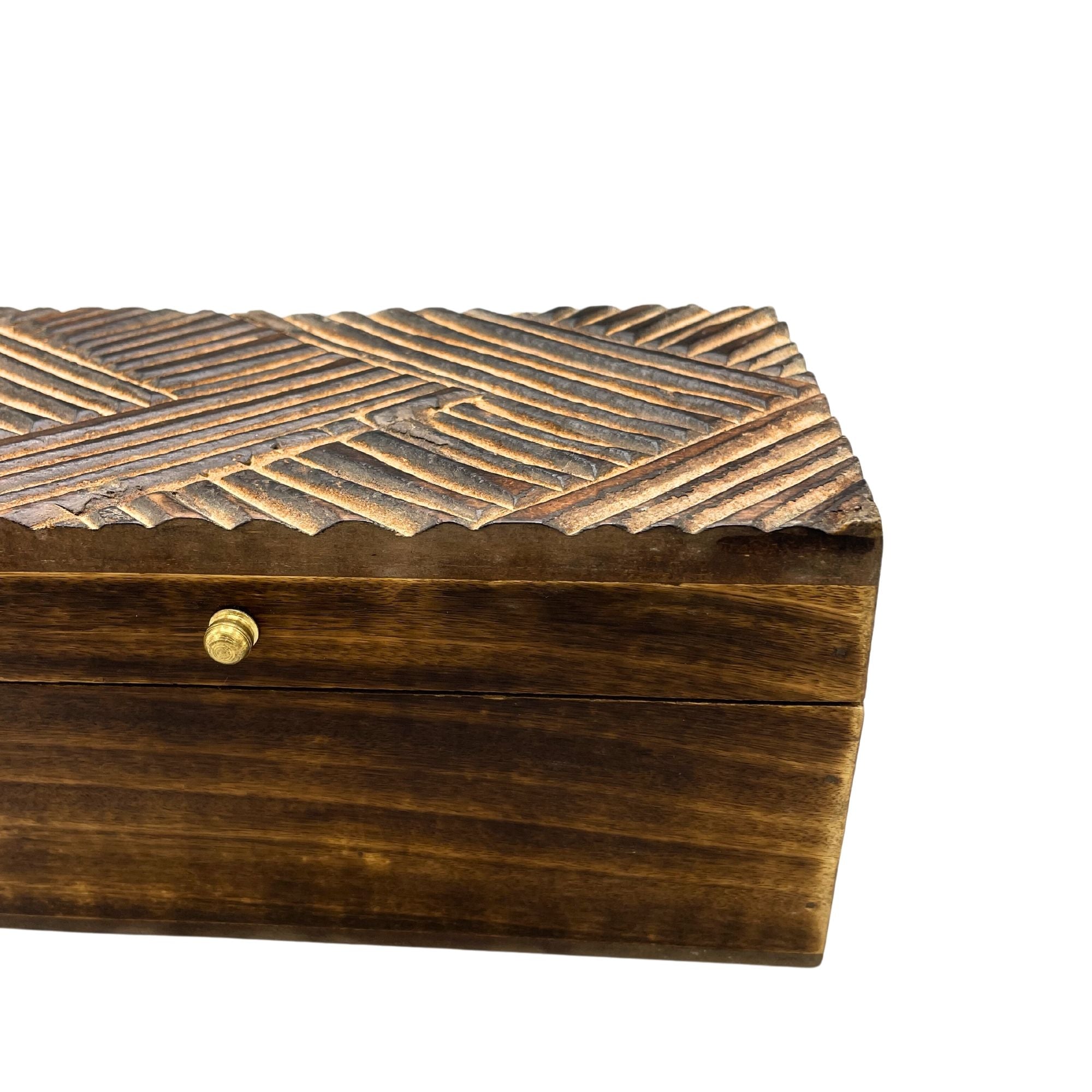 Decorative Wooden Box Vintage Décor Antique Finish