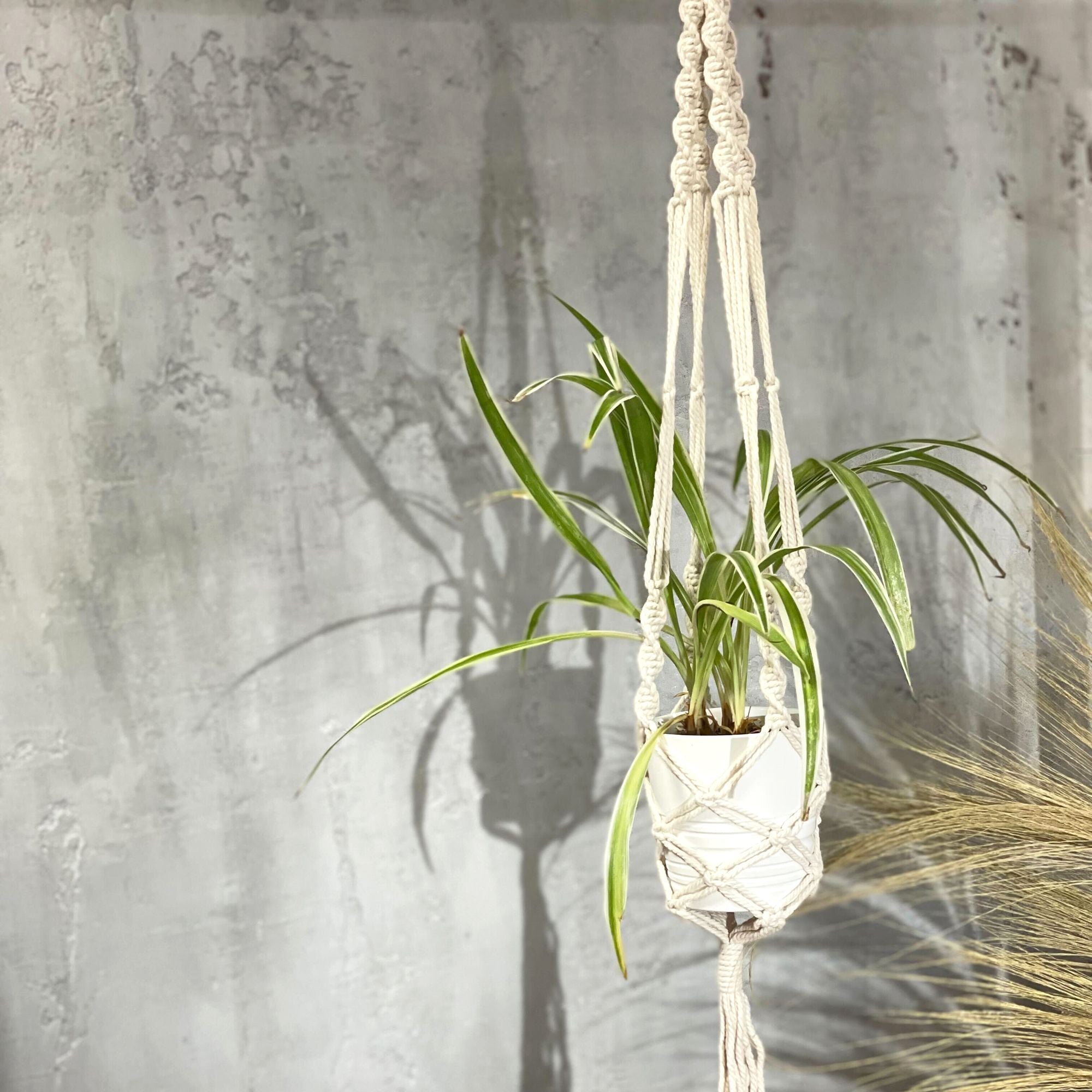 Plant Pot Holder Handmade Macrame Extra Long