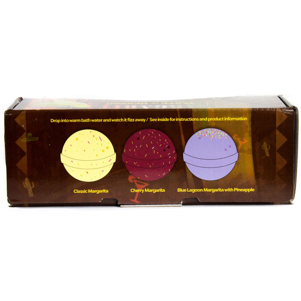 Bath Bombs Giftset 3 Margarita Cocktail fragranced fizzing bath Soak