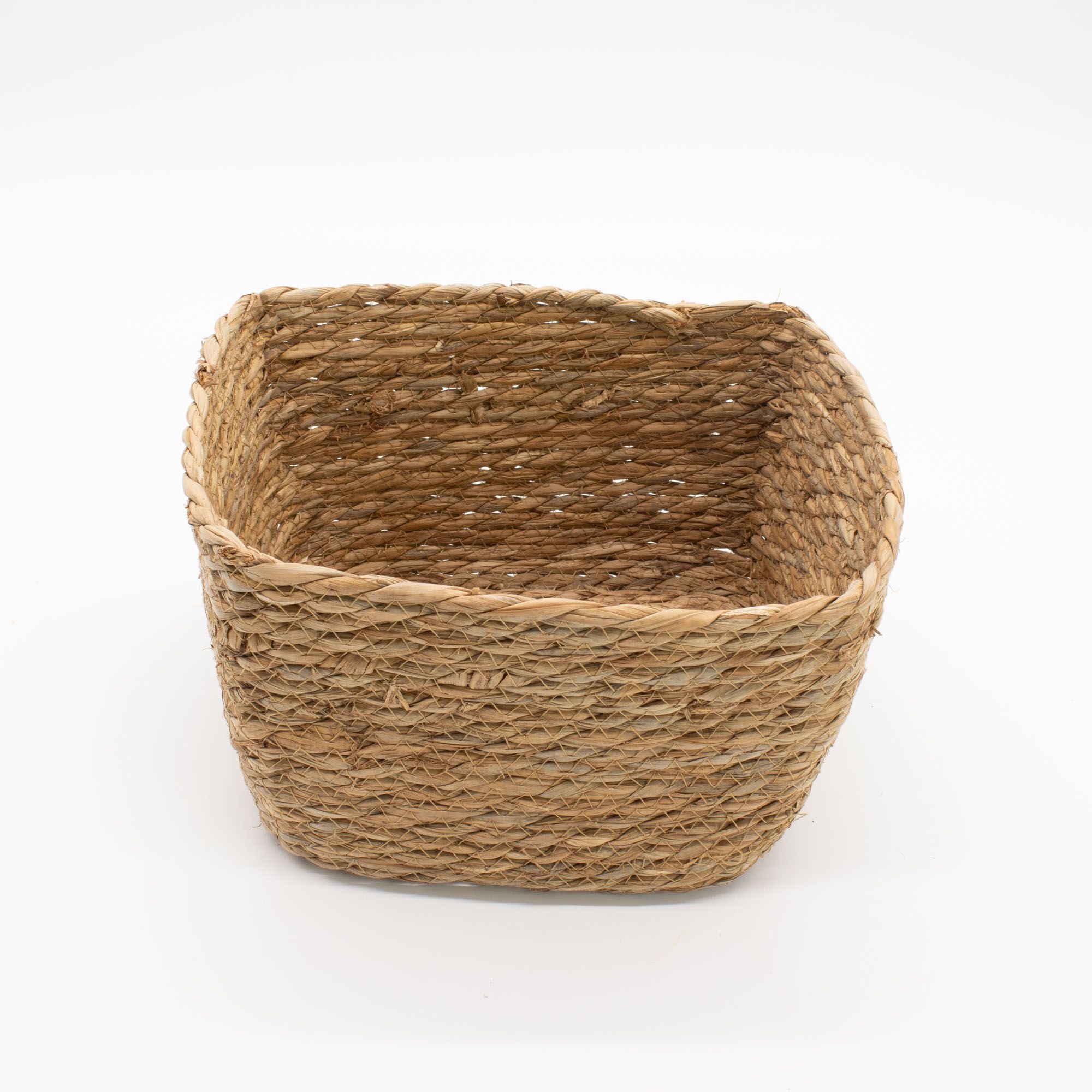Set of 3 Natural Seagrass Square Baskets