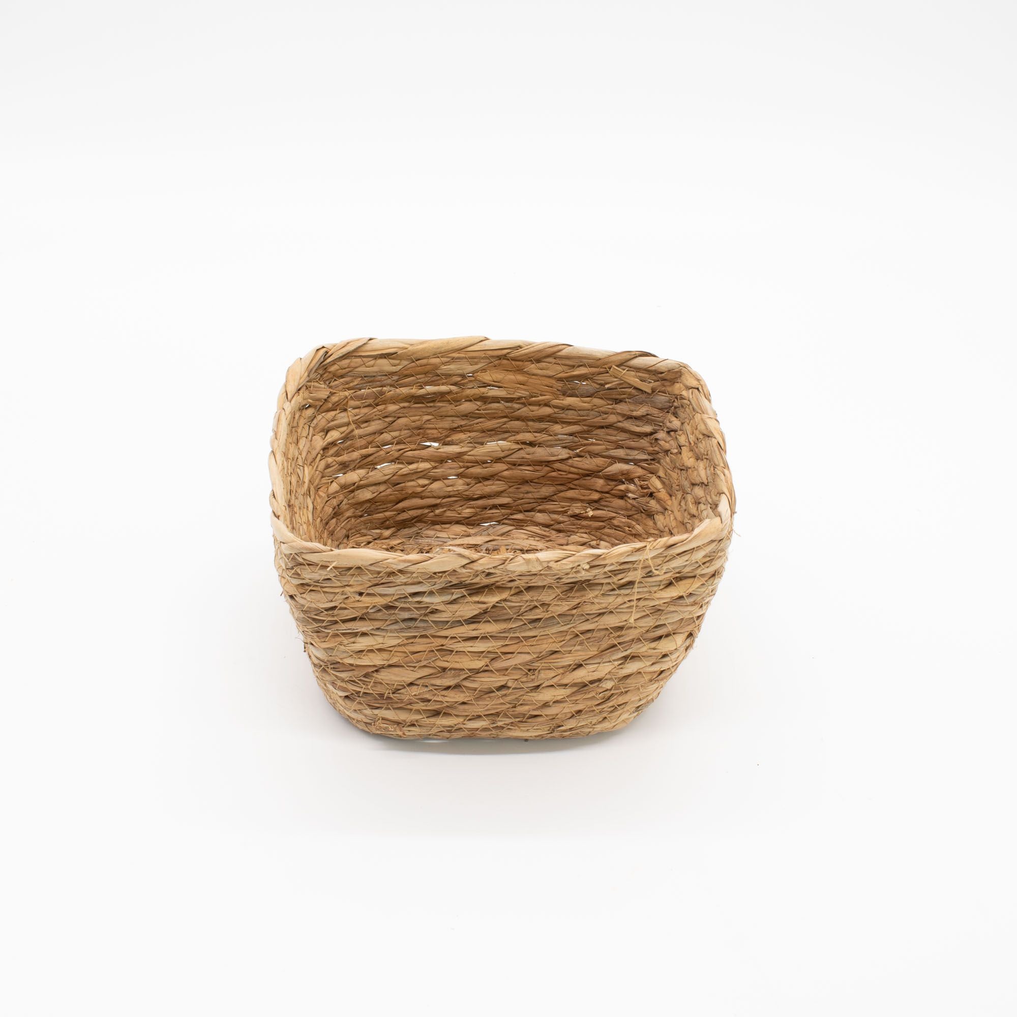 Set of 3 Natural Seagrass Square Baskets